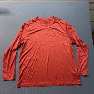 Nike DRI-FIT Long Sleeve Shirt Men Sz XXL Red Brand New